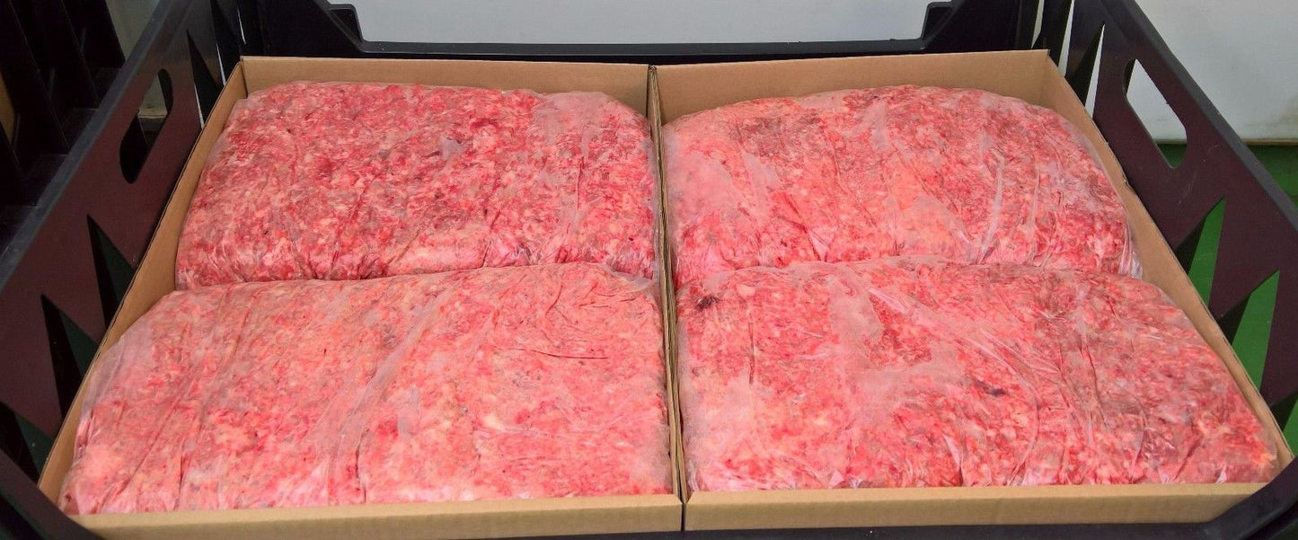 Dog Food Frozen Chicken Mince 6x 4kg bags 24kg box. BARF RAW DIET delivered