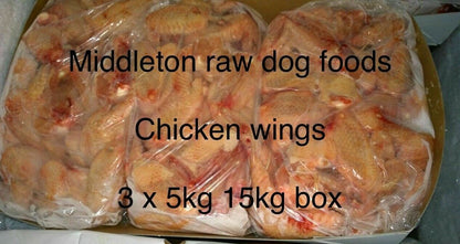 Dog Food Frozen chicken wings 15kg box