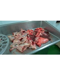 Dog Food Frozen Chicken Mince with 10% lamb organs . BARF RAW DIET 40x500g Chubs 20kg box