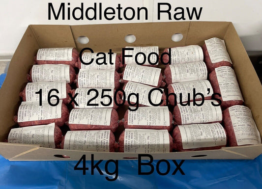 Cat Food Frozen Chicken Mince 16x250g blocks/packs. BARF RAW DIET...